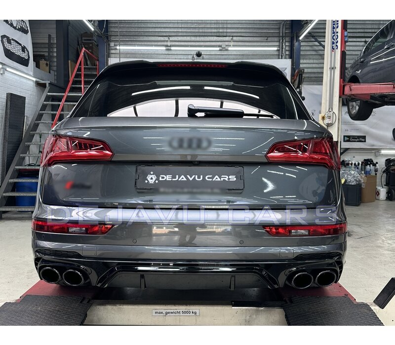 SQ5 Look Diffuser + Exhaust tail pipes for Audi Q5 SUV FY S line / SQ5 SUV
