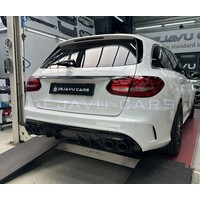 C43 AMG Look Diffuser for Mercedes Benz C Class W205 S205