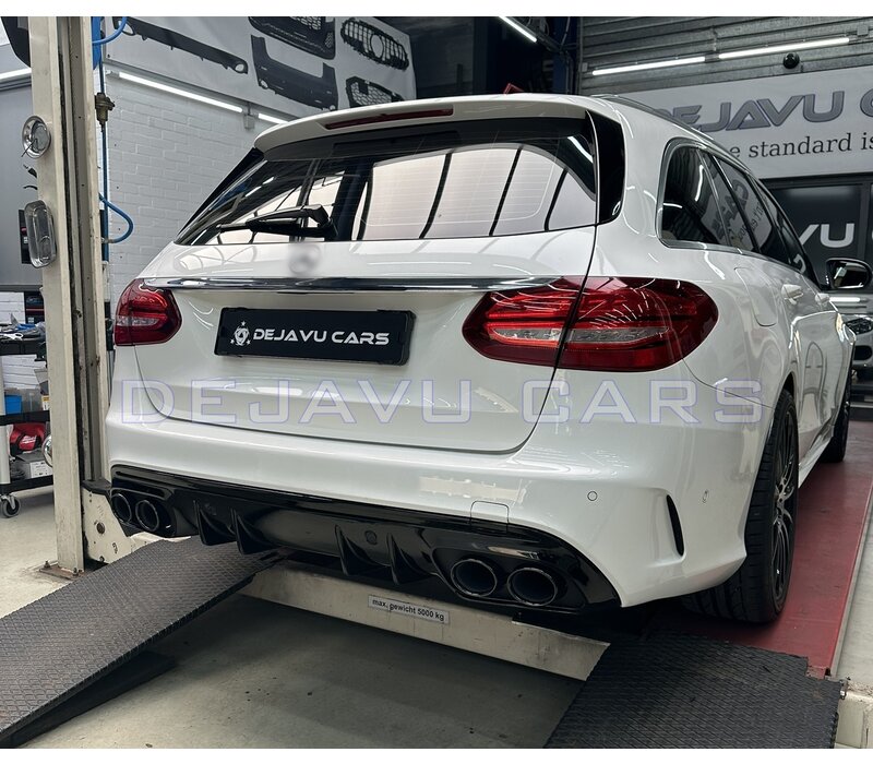 C43 AMG Look Diffuser voor Mercedes Benz C Klasse W205 S205