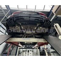 S6 Look Diffusor + Auspuffblenden für Audi A6 C8 S line