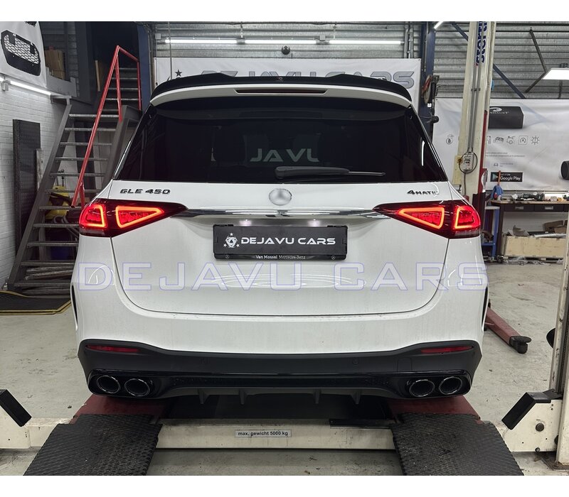 GLE53 AMG Look Diffuser voor Mercedes Benz GLE V167 SUV