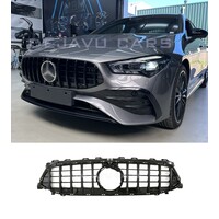 GT-R Panamericana Look Front Grill for Mercedes Benz CLA Class W118 / C118 / X118 Facelift