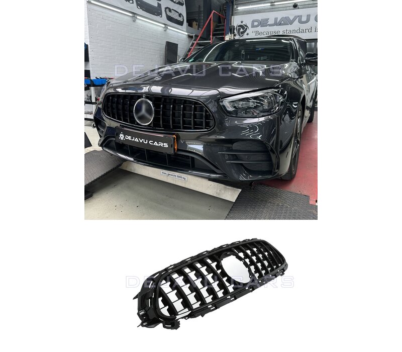 GT-R Panamericana AMG Look Front Grill  for Mercedes Benz E-Class W213 / S213 / C238 / A238 Facelift