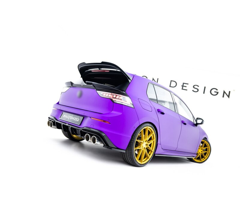 Heckklappe Spoiler Extension 3D für Volkswagen Golf GTI / GTI Clubsport / R / R-Line / GTE / GTD Mk8 / Mk8 Facelift