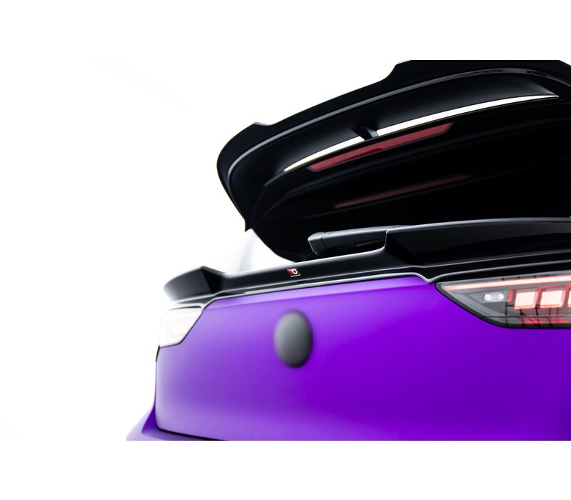 Heckklappe Spoiler Extension 3D für Volkswagen Golf GTI / GTI Clubsport / R / R-Line / GTE / GTD Mk8 / Mk8 Facelift