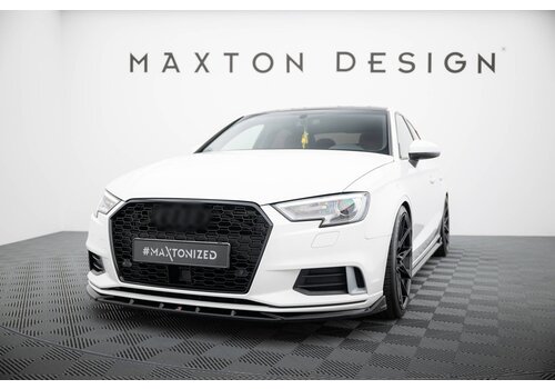 Maxton Design Front splitter for Audi A3 Sedan 8V Facelift