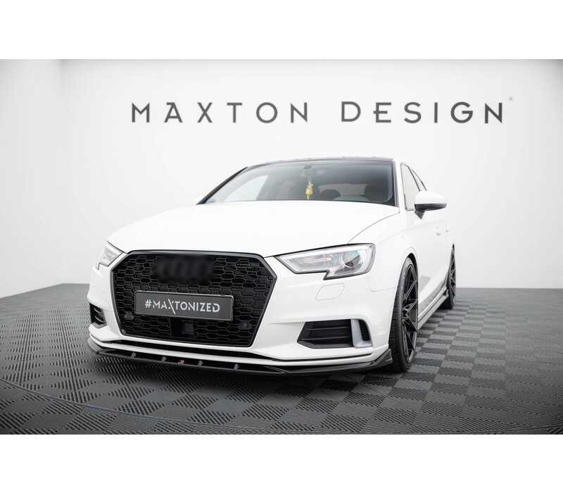 Front splitter voor Audi A3 Sedan 8V Facelift