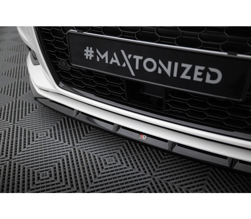Front splitter voor Audi A3 Sedan 8V Facelift