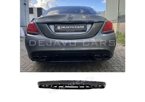OEM Line ® C63 S AMG Look Diffuser for Mercedes Benz C Class W205 Sedan / S205 Stationwagon