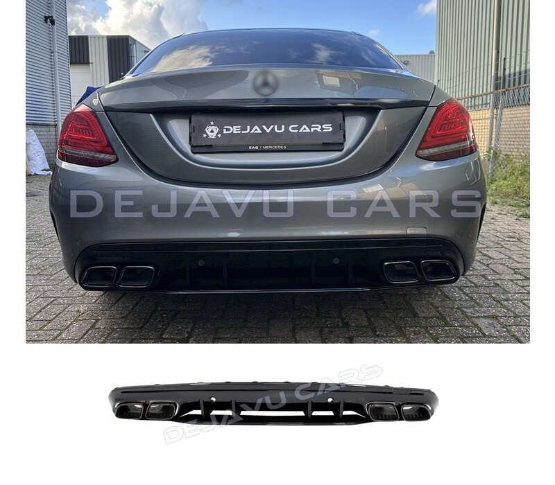 C63 S AMG Look Diffusor für Mercedes Benz C Klasse W205 / S205