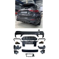 GLC63 AMG Look Diffuser for Mercedes Benz GLC X254 SUV