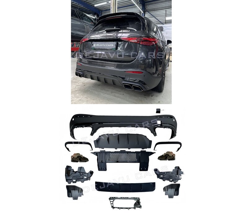 GLC63 AMG Look Diffuser for Mercedes Benz GLC X254 SUV
