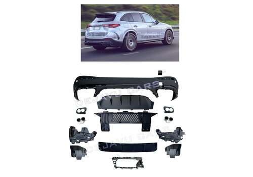 OEM Line ® GLC43 AMG Look Diffuser voor Mercedes Benz GLC X254 SUV AMG Line