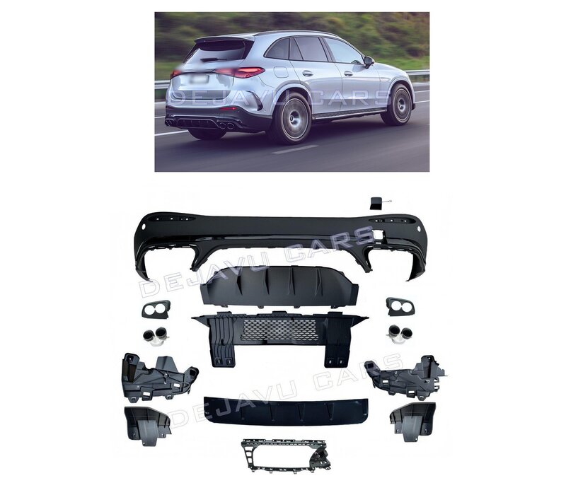 GLC43 AMG Look Diffusor für Mercedes Benz GLC X254 SUV
