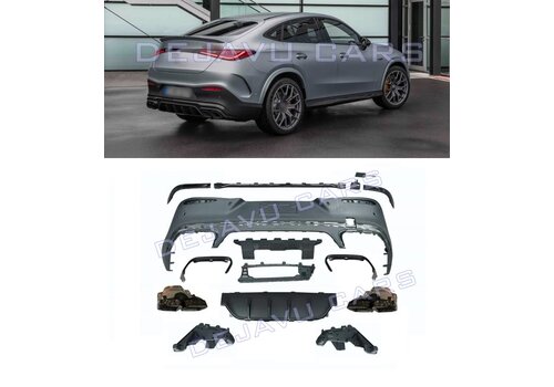 OEM Line ® GLC63 AMG Look Diffuser voor Mercedes Benz GLC C254 Coupe AMG Line