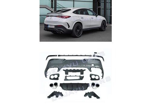 OEM Line ® GLC43 AMG Look Diffusor für Mercedes Benz GLC C254 Coupe AMG Line