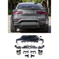 Facelift GLC43 AMG Look Diffuser voor Mercedes C253 Coupe