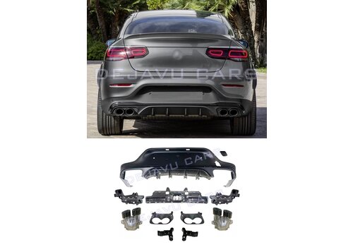OEM Line ® Facelift GLC43 AMG Look Diffuser for Mercedes Benz GLC C253 Coupe
