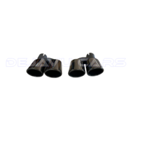 S3 S4 S5 S6 S7 Look Exhaust Tail pipes set for Audi A3 A4 A5 A6 A7