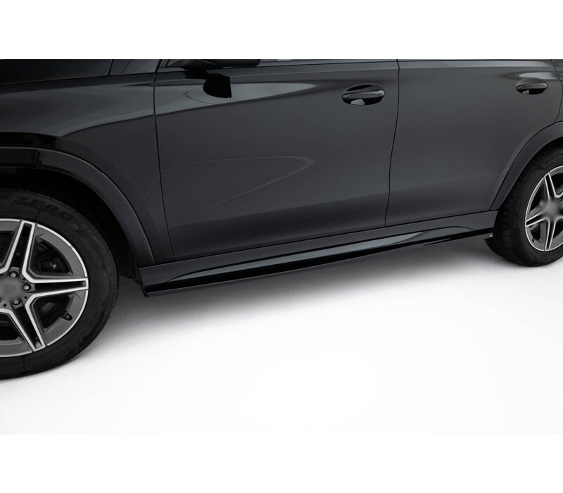 Side Skirts Diffuser for Mercedes Benz GLE SUV W167 / W167 Facelift