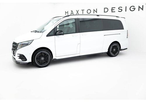 Maxton Design Side Skirts Diffuser V.2 voor Mercedes Benz V-Klasse W447 extra lang AMG-Line