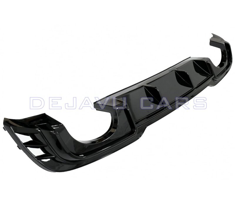 RS3 Look Diffuser Black Edition voor Audi A3 8V S line / S3