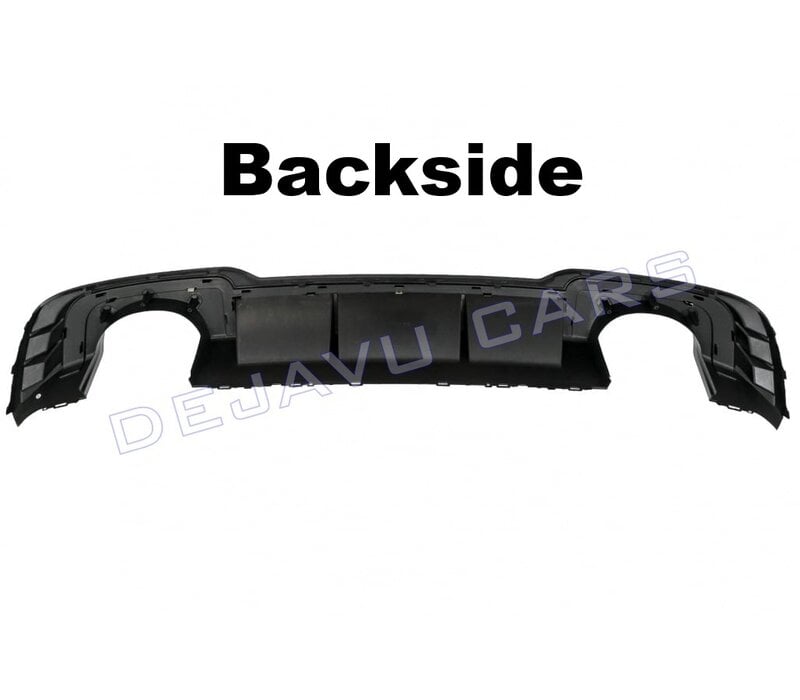 RS3 Look Diffuser Black Edition for Audi A3 8V S line / S3