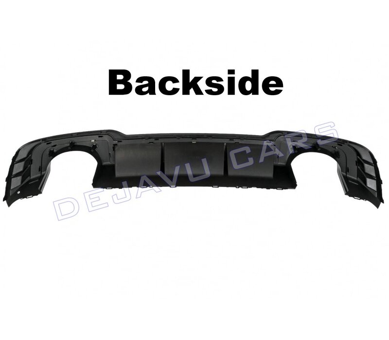 RS3 Look Diffusor Black Edition für Audi A3 8V S line / S3