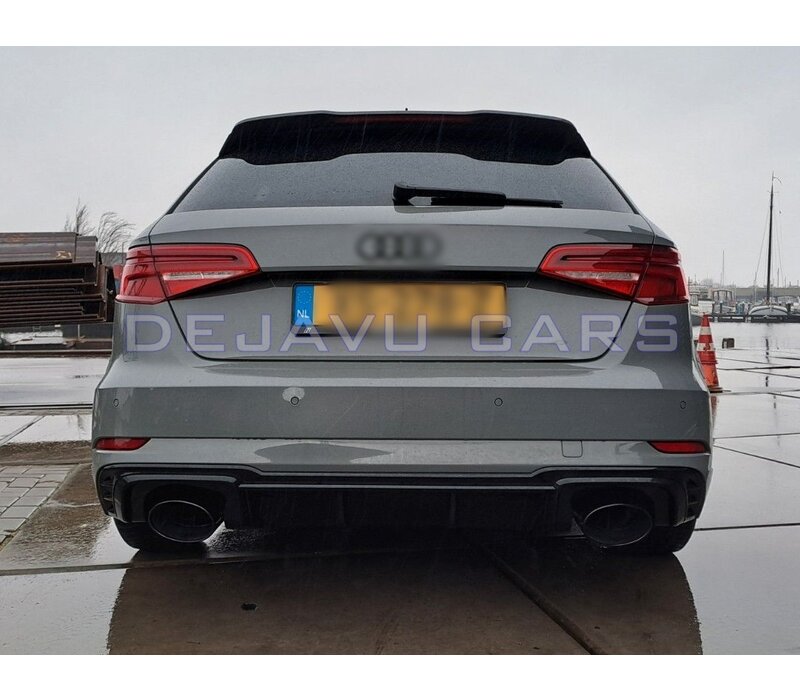 RS3 Look Auspuffanlage für Audi A3 8V Sportback / Hatchback