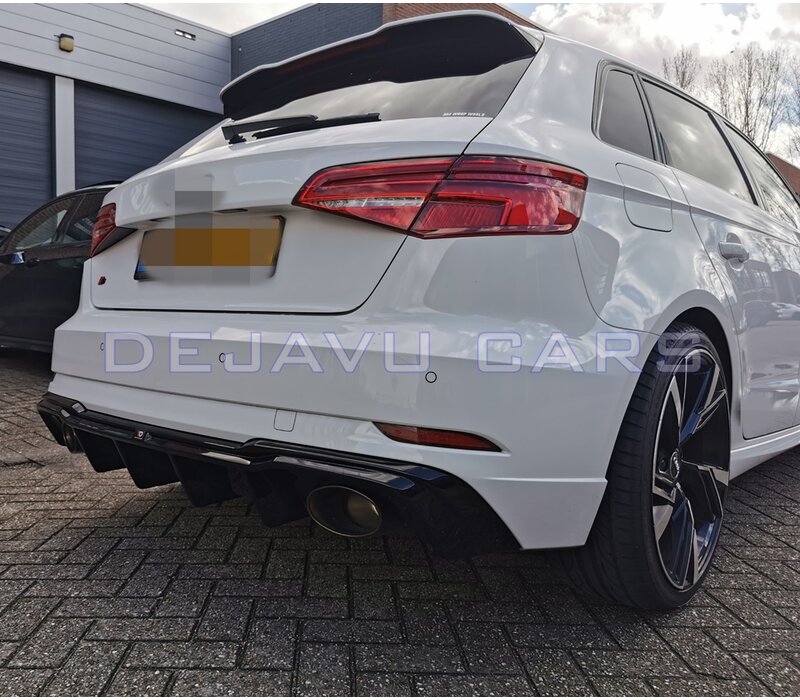 RS Look Auspuff Endrohre 152mm x 95mm für Audi