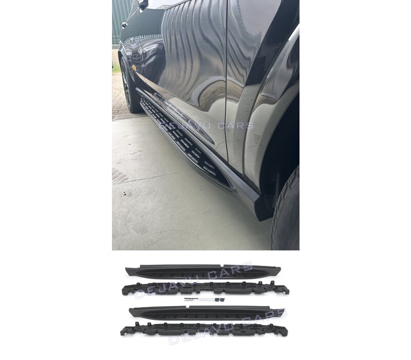 Running boards Set Black Edition for Mercedes Benz GLE V167 SUV