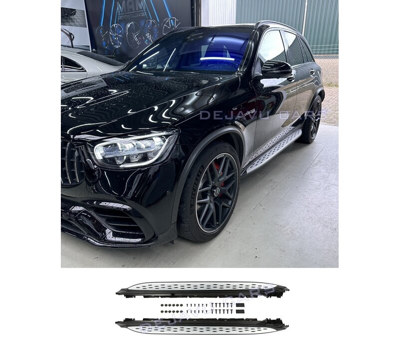 Running boards set for Mercedes Benz GLC Class X253 SUV & C253 Coupe