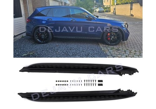 OEM Line ® Running boards set Black Edition for Mercedes Benz GLC Class X253 SUV & C253 Coupe