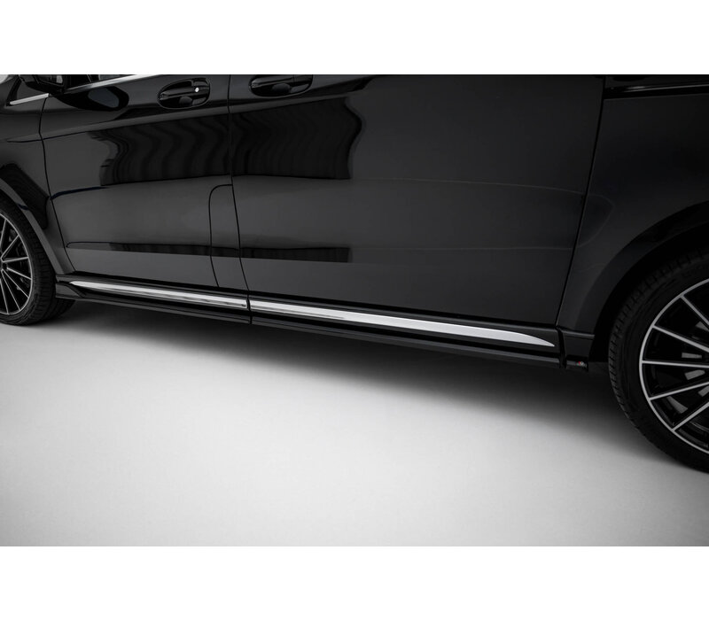 Side Skirts Diffuser for Mercedes Benz V-Class W447 long AMG-Line Facelift 2