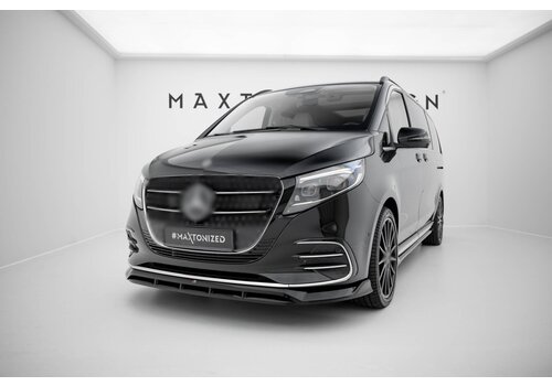 Maxton Design Front splitter für Mercedes Benz V-Klasse W447 AMG-Line Facelift 2
