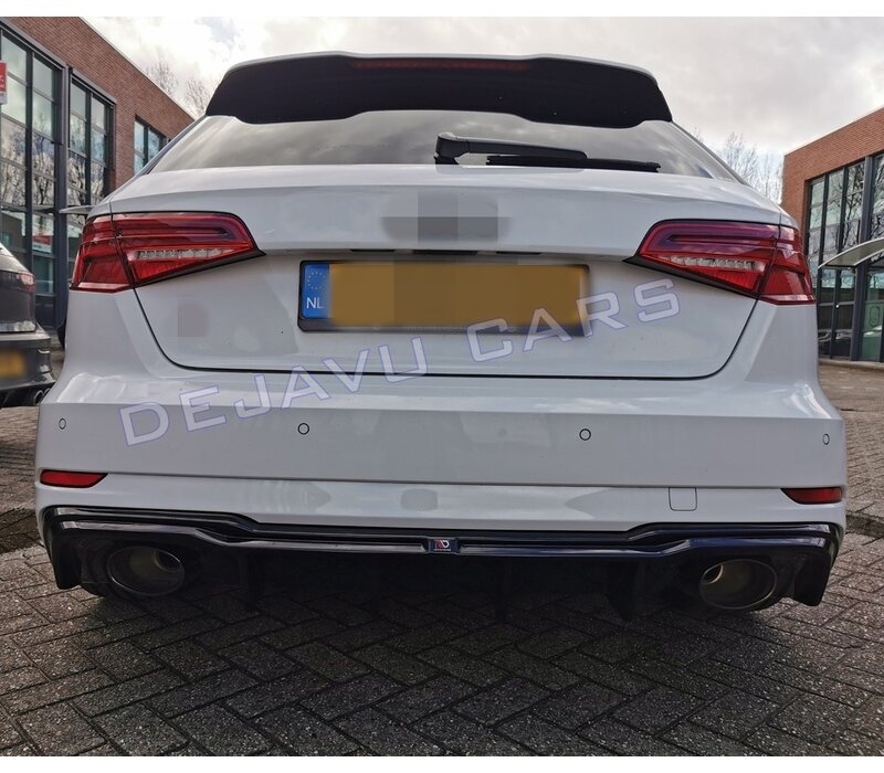 ''Custom-Handmade'' RS3 Look Sport Uitlaat systeem voor Audi A3 8V / S3 / S line