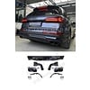 OEM Line ® SQ7 Look Diffuser + Exhaust tail pipes for Audi Q7 4M Facelift SUV S line / SQ7