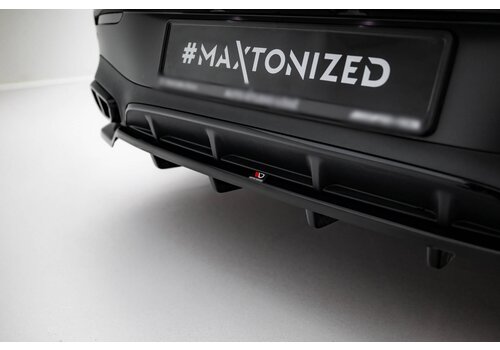 Maxton Design Central Rear Splitter (with vertical bars) voor Mercedes Benz CLE-Klasse C236 AMG-Line