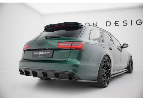 Maxton Design Aggressive Diffuser V.4 for Audi A6 C7 Avant S-line