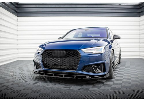 Maxton Design Front splitter V.1 voor Audi A4 B9 Competition
