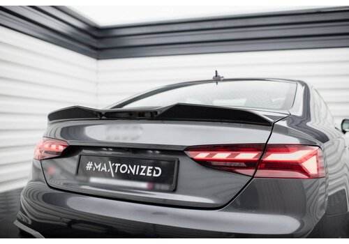 Maxton Design Tailgate Spoiler Extension 3D for Audi A5 / A5 S-line / S5 Coupe F5
