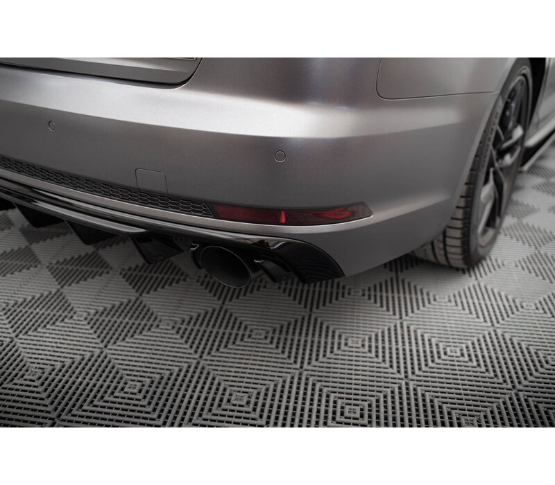 Aggressive Diffuser V.2 voor Audi A4 B9 Sedan / Avant S-line