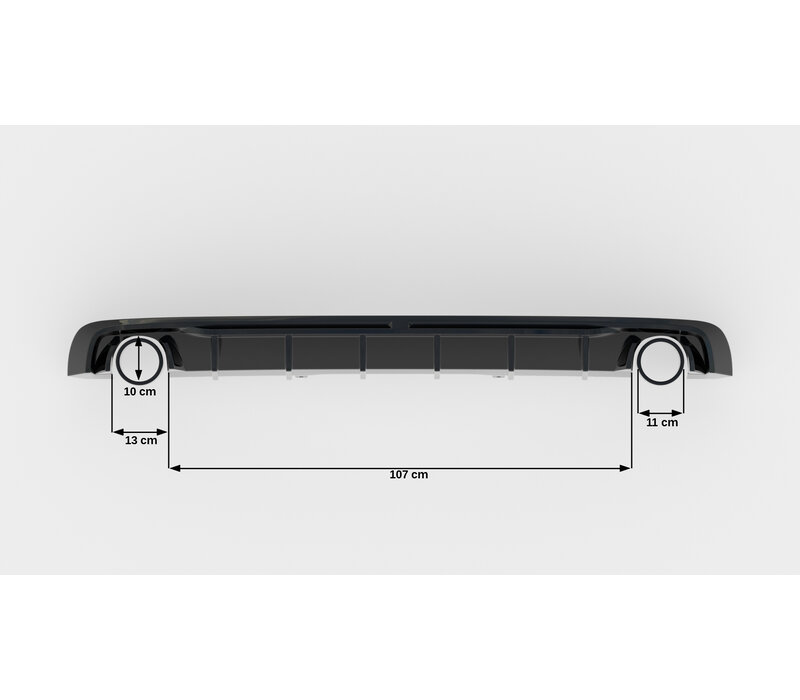 Aggressive Diffuser V.2 for Audi A4 B9 Sedan / Avant S-line