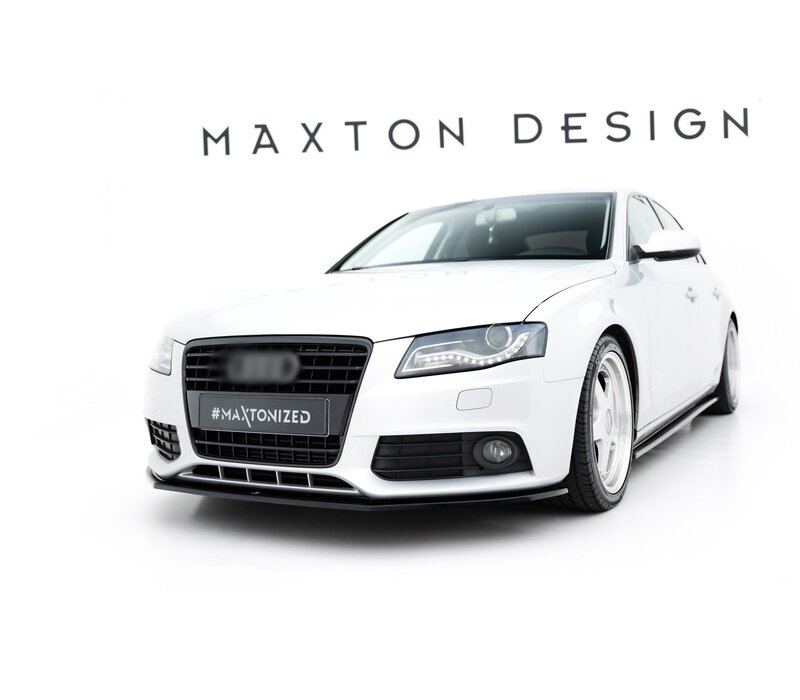 Front splitter V.2 voor Audi A4 B8 Sedan / Avant