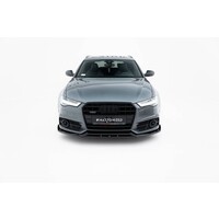 Front splitter V.3 voor Audi A6 C7.5 Facelift S-line / S6
