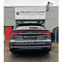 SQ8 Look Diffuser + Exhaust tail pipes for Audi Q8 SUV S line