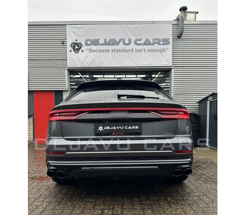 SQ8 Look Diffusor + Auspuffblenden für Audi Q8 SUV S line