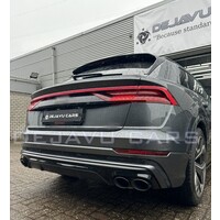 SQ8 Look Diffuser + Uitlaat tips voor Audi Q8 SUV S line SQ8