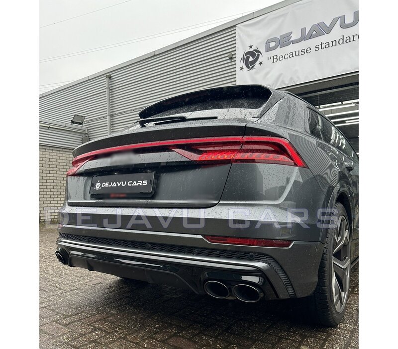 SQ8 Look Diffusor + Auspuffblenden für Audi Q8 SUV S line