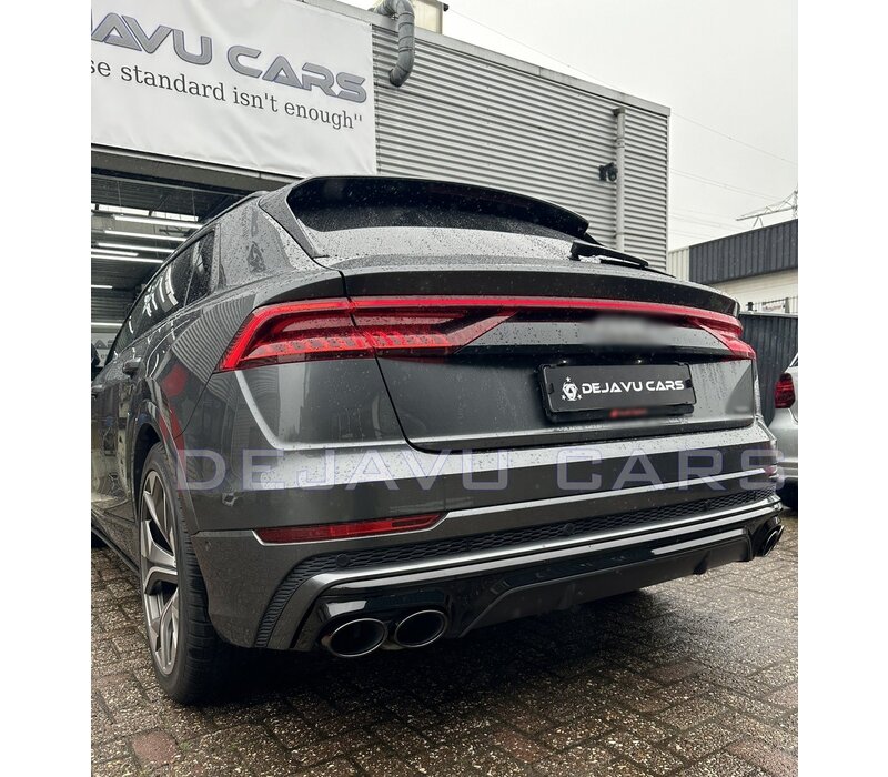 SQ8 Look Diffusor + Auspuffblenden für Audi Q8 SUV S line